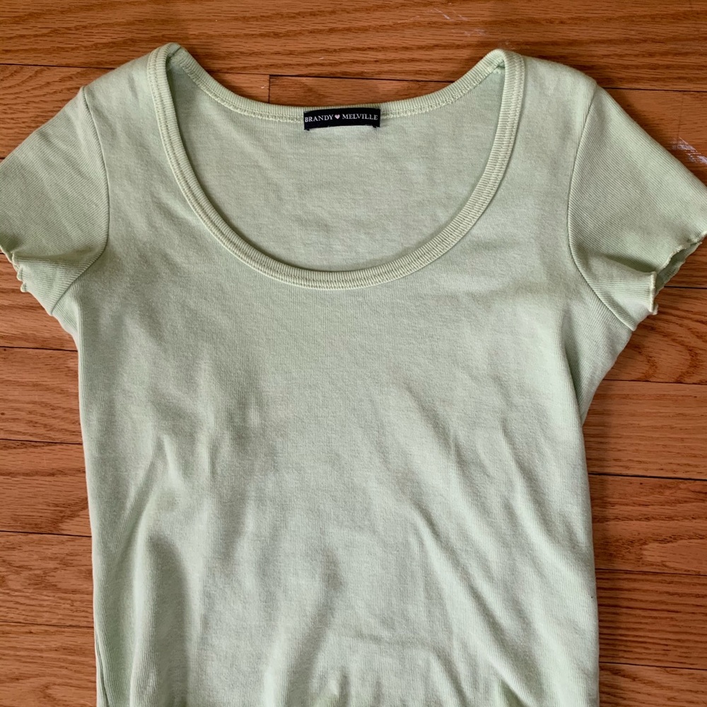 Brandy Melville Jordan Ruffle Top